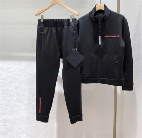 mens prada clothing|prada tracksuit men.